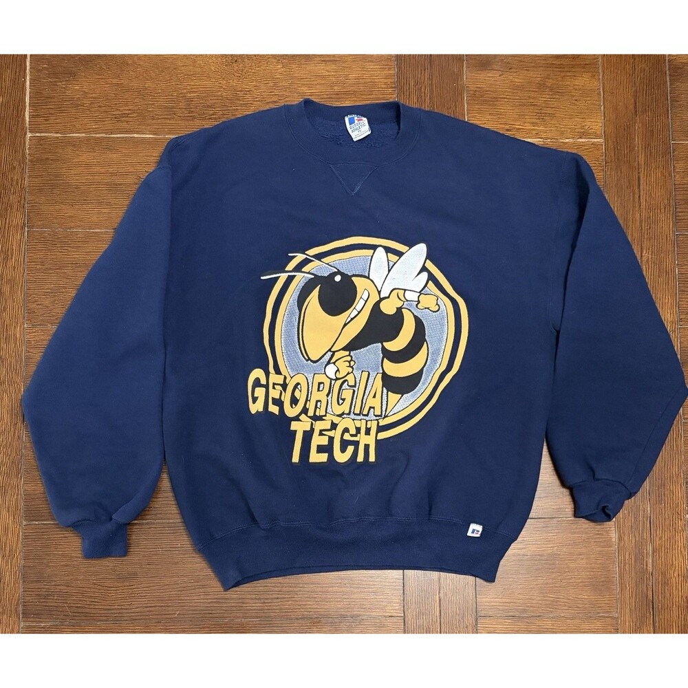 Vintage Men’s Georgia Tech Size XL Russell Athletic Made In USA Crewneck
